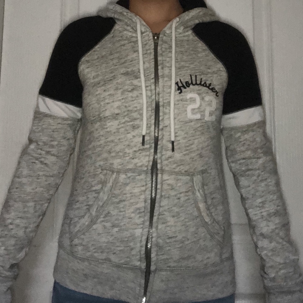 Hollister zip up hoodie